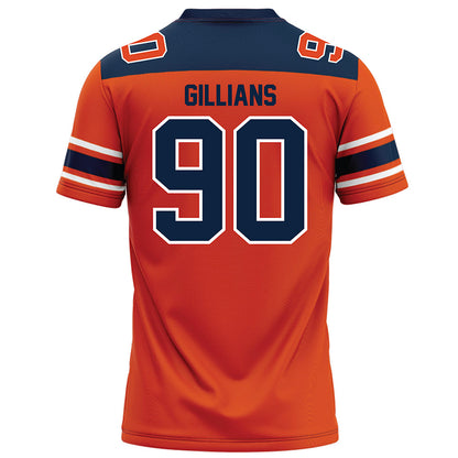 Syracuse - NCAA Football : Quante Gillians - Orange Football Jersey-1