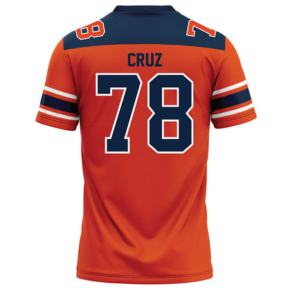 Syracuse - NCAA Football : Joe Cruz - Orange Football Jersey