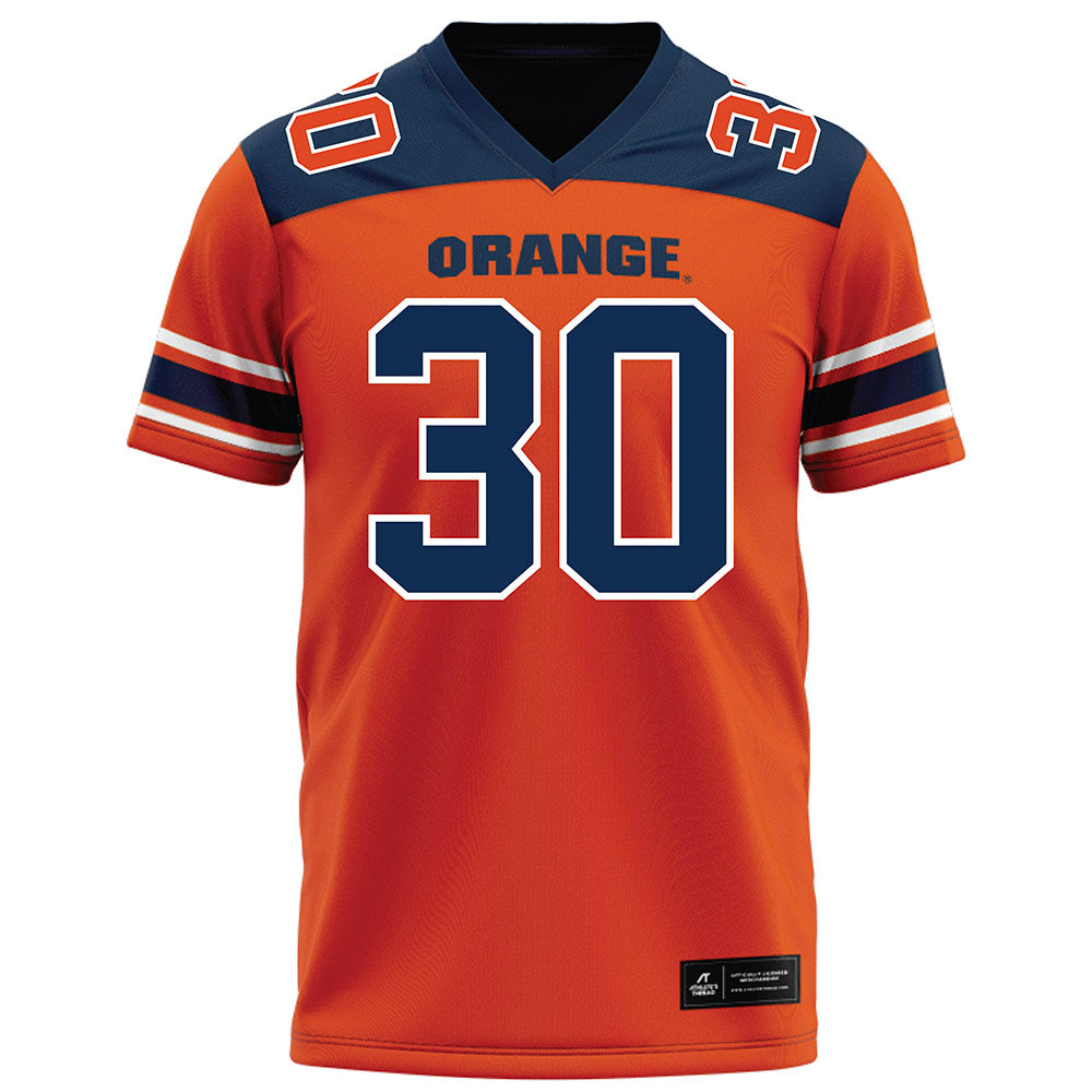 Syracuse - NCAA Football : Chase Simmons - Orange Football Jersey-0