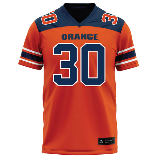 Syracuse - NCAA Football : Chase Simmons - Orange Football Jersey-0