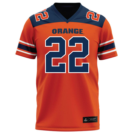 Syracuse - NCAA Football : Zyian Moultrie-Goddard - Orange Football Jersey-0