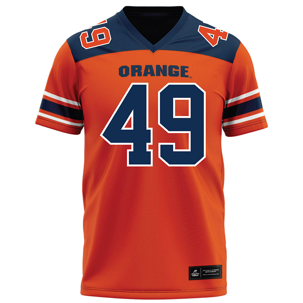 Syracuse - NCAA Football : Joshua Kubala - Orange Football Jersey