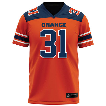 Syracuse - NCAA Football : Marcus Washington - Orange Football Jersey