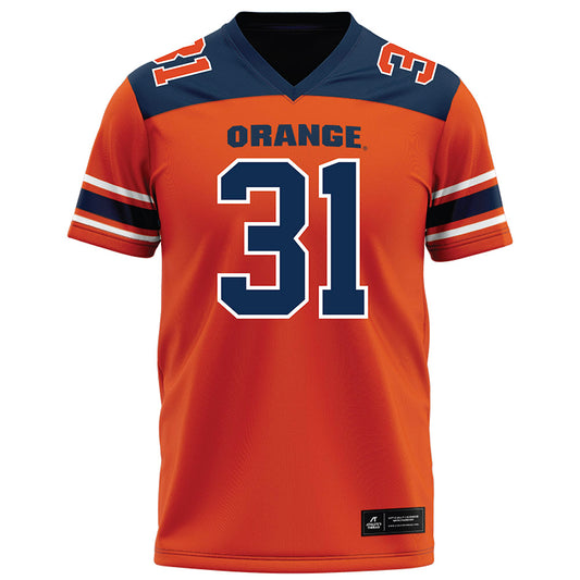 Syracuse - NCAA Football : Marcus Washington - Orange Football Jersey