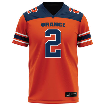 Syracuse - NCAA Football : Duce Chestnut - Orange Football Jersey-0