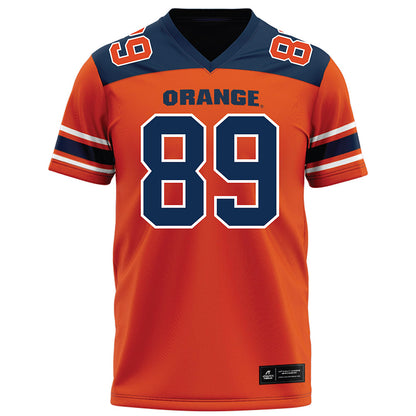 Syracuse - NCAA Football : Dan Villari - Orange Football Jersey