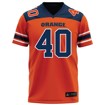 Syracuse - NCAA Football : Tommy Porter - Orange Football Jersey