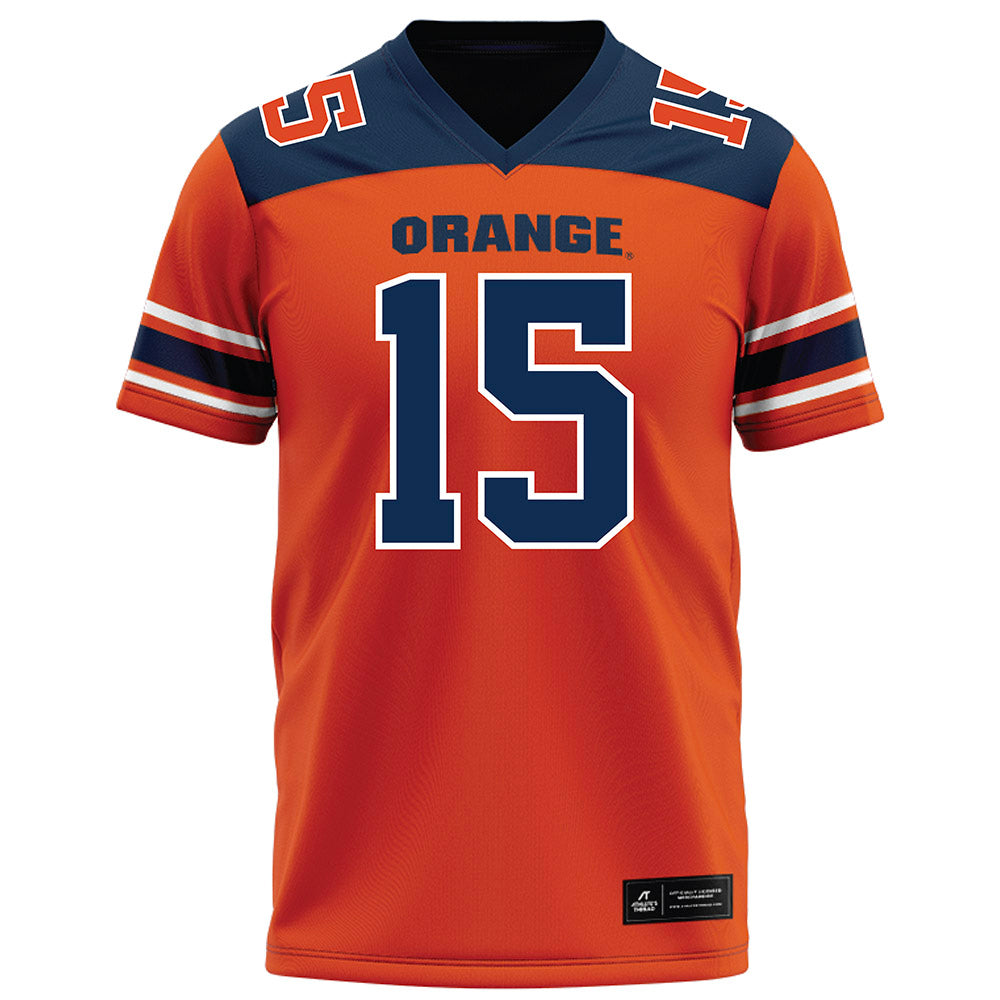 Syracuse - NCAA Football : Darrell Gill - Orange Football Jersey-0
