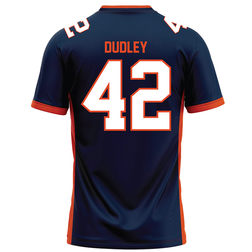 Syracuse - NCAA Football : William Dudley - Blue Football Jersey-1