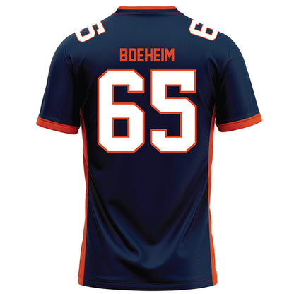 Syracuse - NCAA Football : Adam Boeheim - Blue Football Jersey