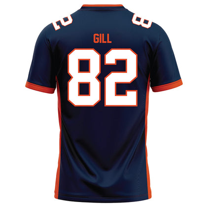 Syracuse - NCAA Football : Darrell Gill - Blue Football Jersey