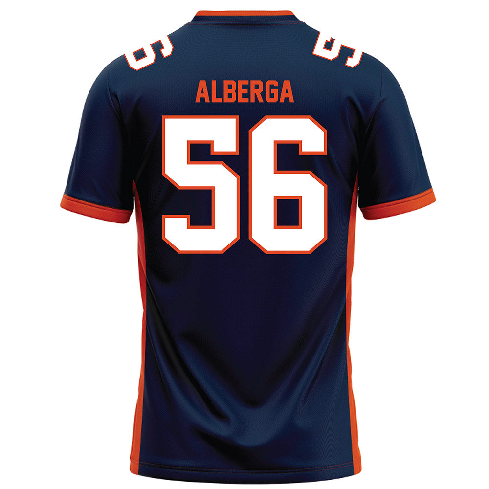 Syracuse - NCAA Football : Patrick Alberga - Blue Football Jersey