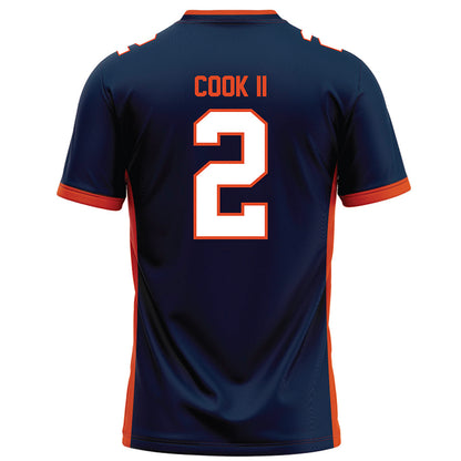 Syracuse - NCAA Football : Johntay Cook II - Blue Football Jersey-1