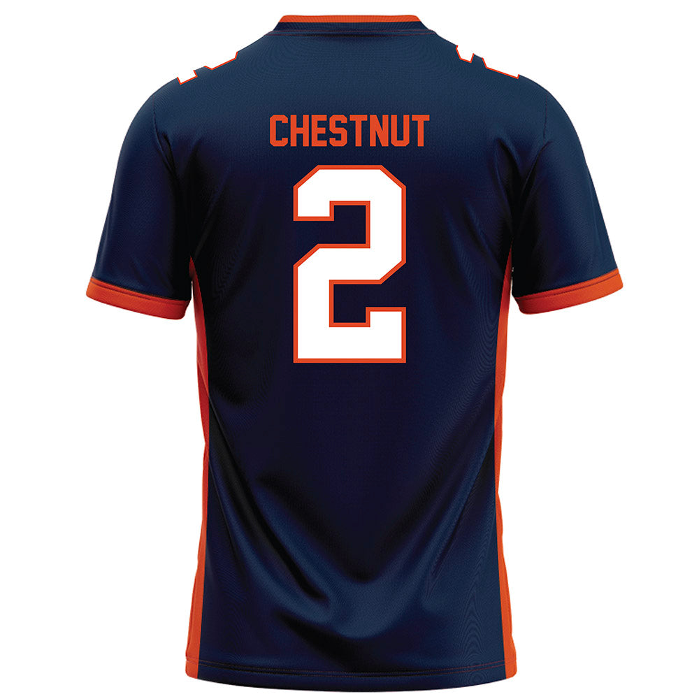 Syracuse - NCAA Football : Duce Chestnut - Blue Football Jersey-1