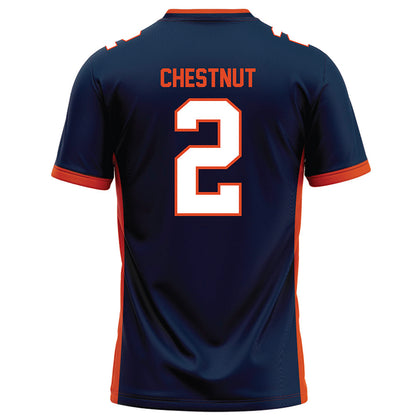 Syracuse - NCAA Football : Duce Chestnut - Blue Football Jersey-1