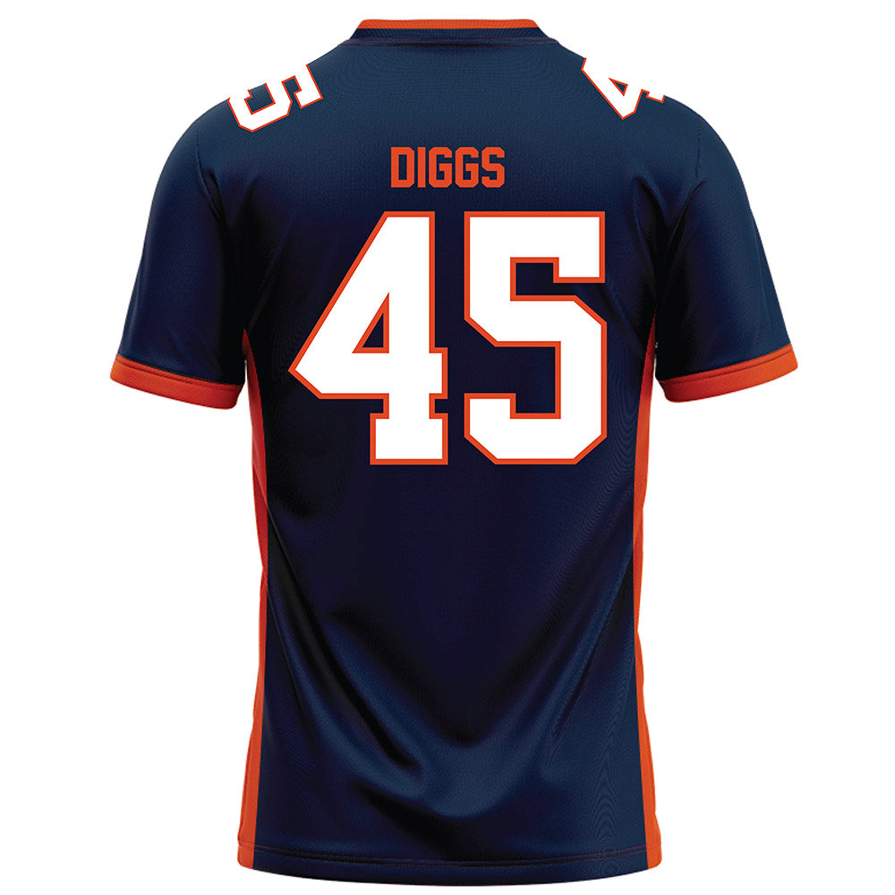 Syracuse - NCAA Football : Fatim Diggs - Blue Football Jersey-1