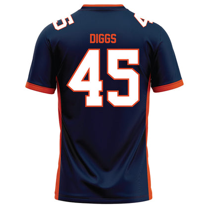 Syracuse - NCAA Football : Fatim Diggs - Blue Football Jersey-1