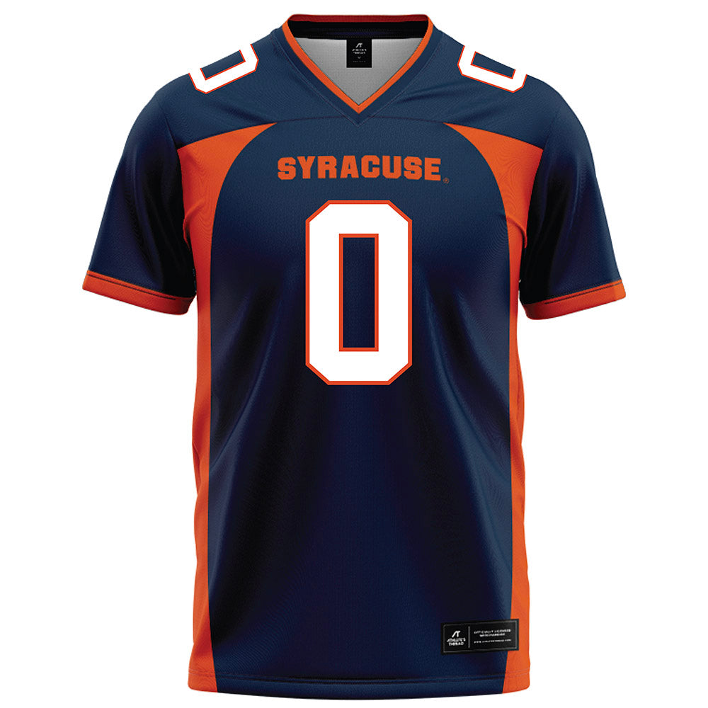 Syracuse - NCAA Football : David Clement - Blue Football Jersey-0