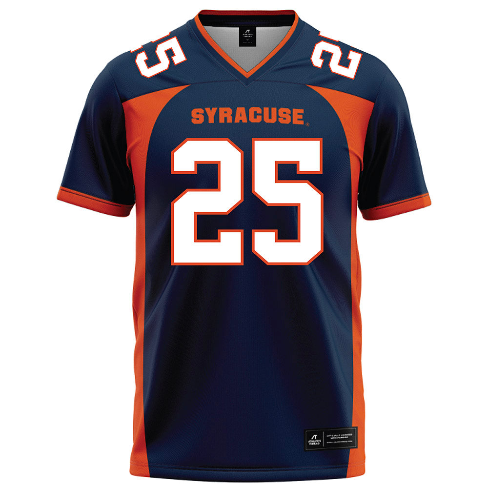 Syracuse - NCAA Football : Ziyyon Bredell - Blue Football Jersey-0