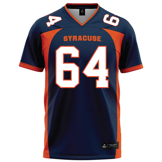 Syracuse - NCAA Football : Skylar Harvey - Blue Football Jersey-0