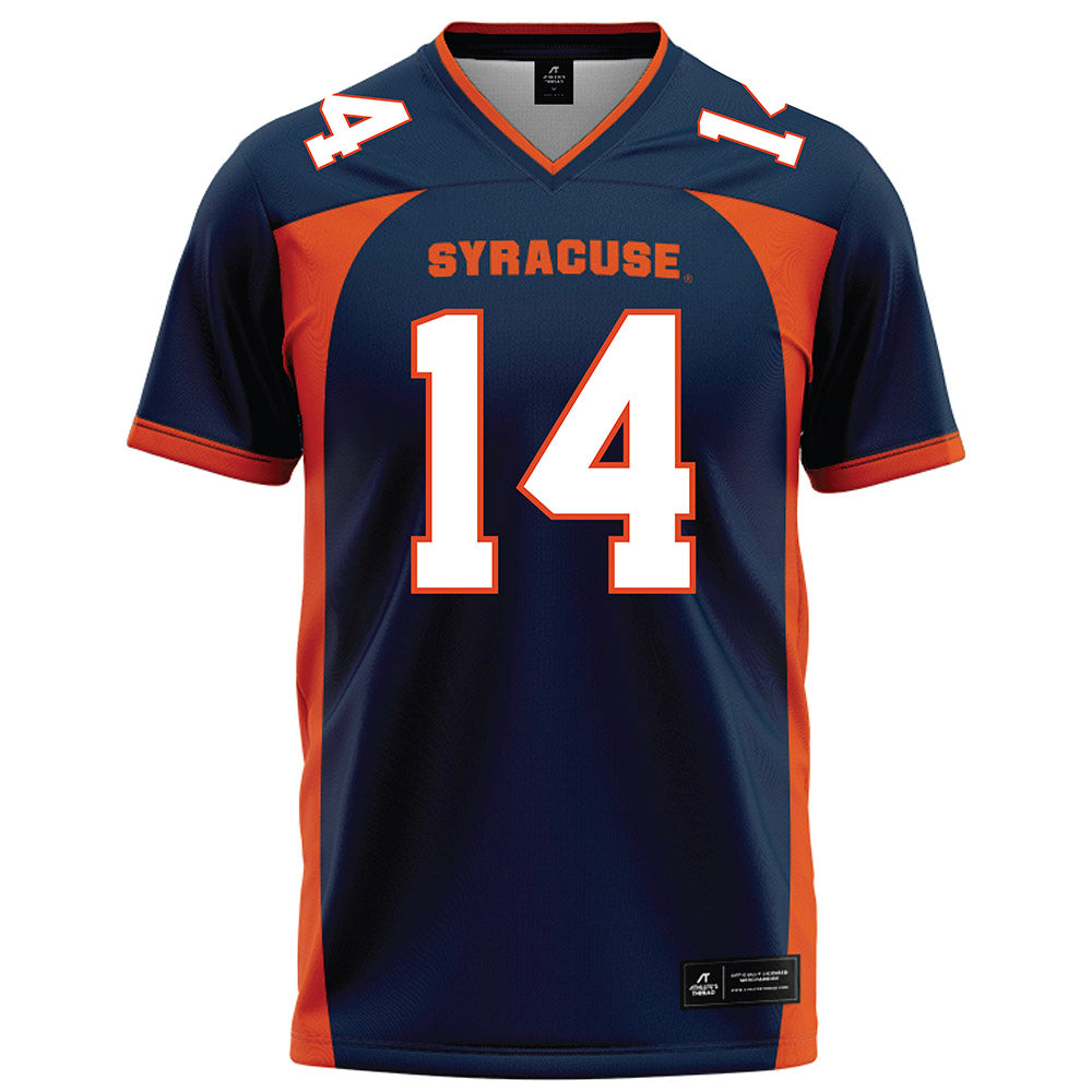 Syracuse - NCAA Football : AJ Miller - Blue Football Jersey