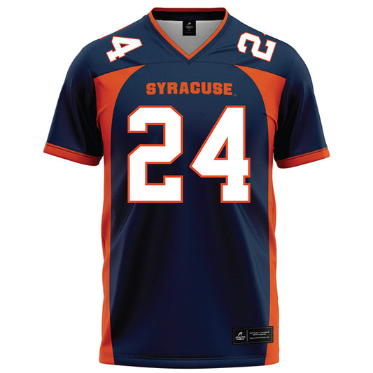 Syracuse - NCAA Football : Ibn McDaniels - Blue Football Jersey-0