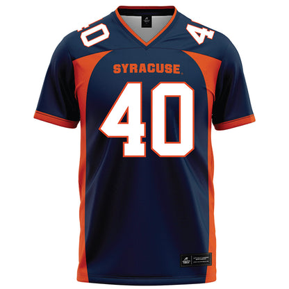 Syracuse - NCAA Football : Tommy Porter - Blue Football Jersey