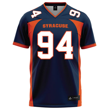 Syracuse - NCAA Football : Kevin Jobity Jr - Blue Football Jersey