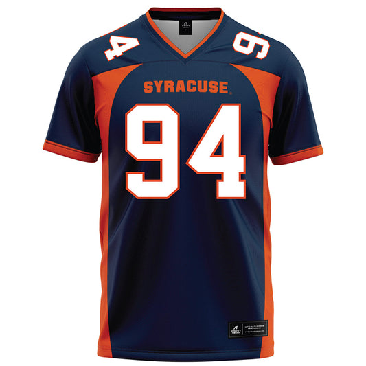 Syracuse - NCAA Football : Kevin Jobity Jr - Blue Football Jersey
