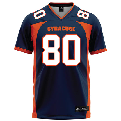 Syracuse - NCAA Football : Ja'Meer Thomas - Blue Football Jersey