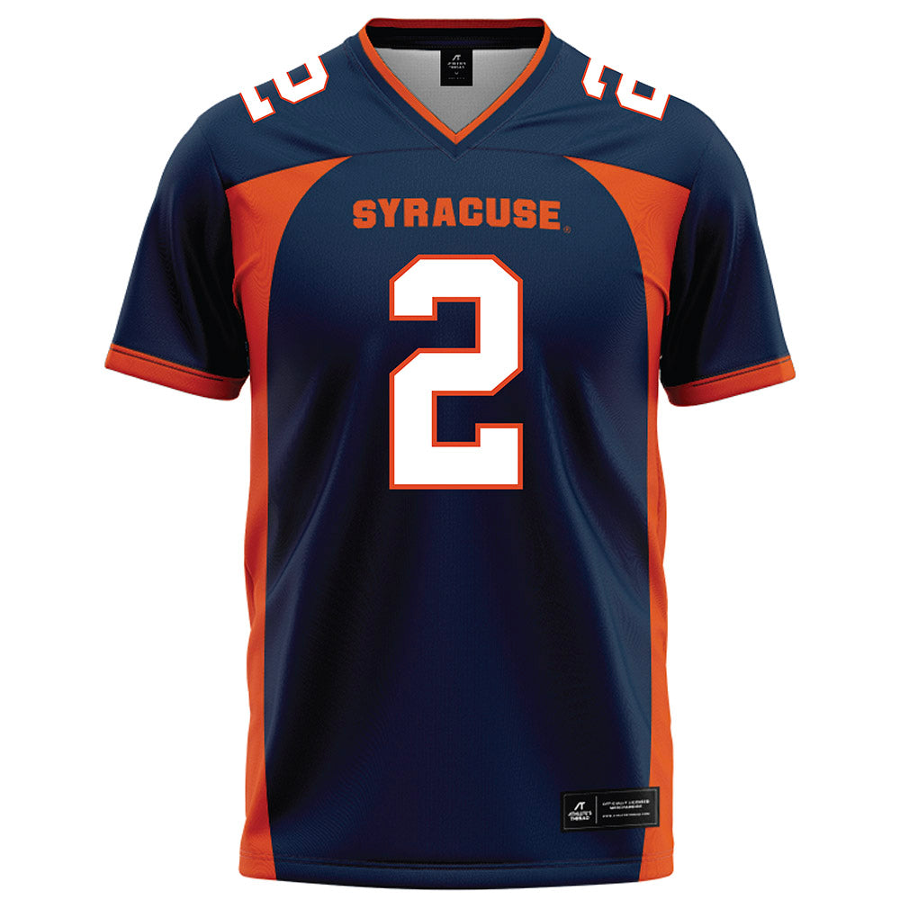 Syracuse - NCAA Football : Duce Chestnut - Blue Football Jersey-0