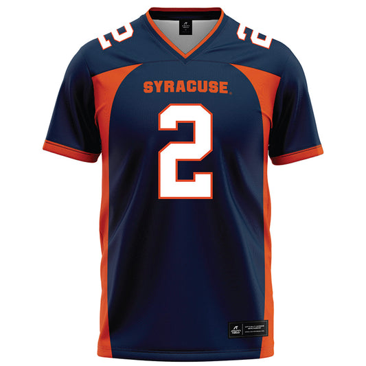Syracuse - NCAA Football : Duce Chestnut - Blue Football Jersey-0
