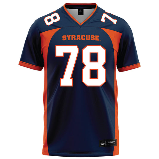 Syracuse - NCAA Football : Joe Cruz - Blue Football Jersey