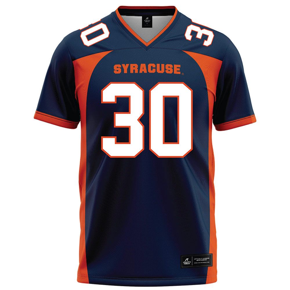 Syracuse - NCAA Football : Chase Simmons - Blue Football Jersey-0