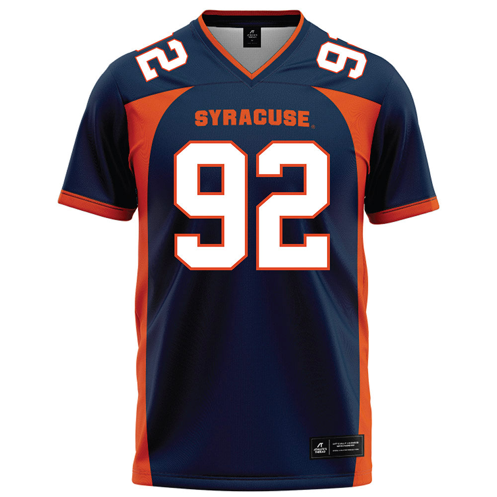 Syracuse - NCAA Football : Rashard Perry - Blue Football Jersey
