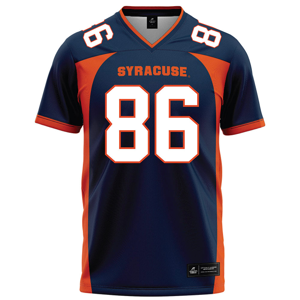 Syracuse - NCAA Football : Terrell Wilfong - Blue Football Jersey-0
