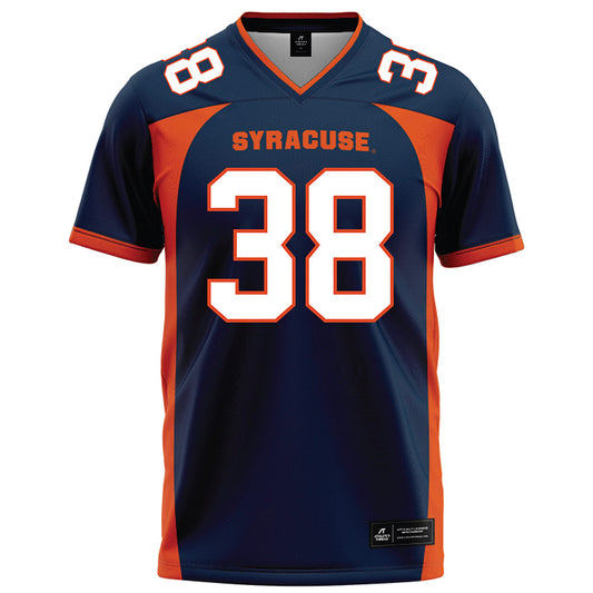 Syracuse - NCAA Football : Max Runyon - Blue Football Jersey