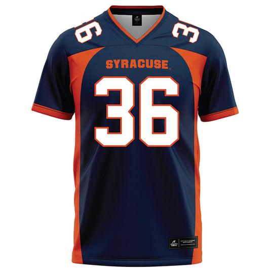 Syracuse - NCAA Football : Lucas Vermeulen - Blue Football Jersey-0