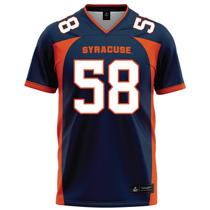 Syracuse - NCAA Football : Xavier Miles - Blue Football Jersey