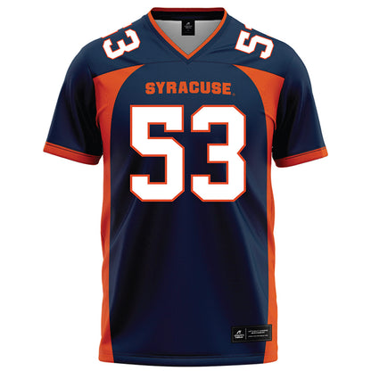 Syracuse - NCAA Football : Ted Olsen - Blue Football Jersey