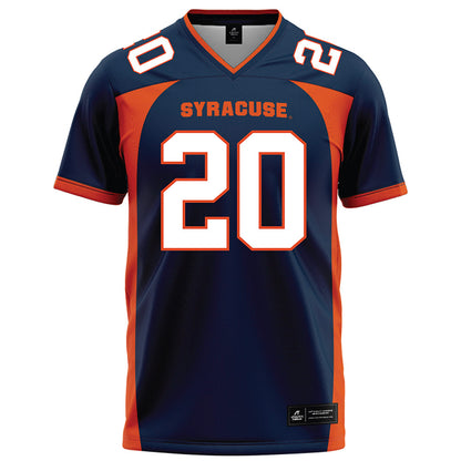 Syracuse - NCAA Football : Rayshon Andrews - Blue Football Jersey-0
