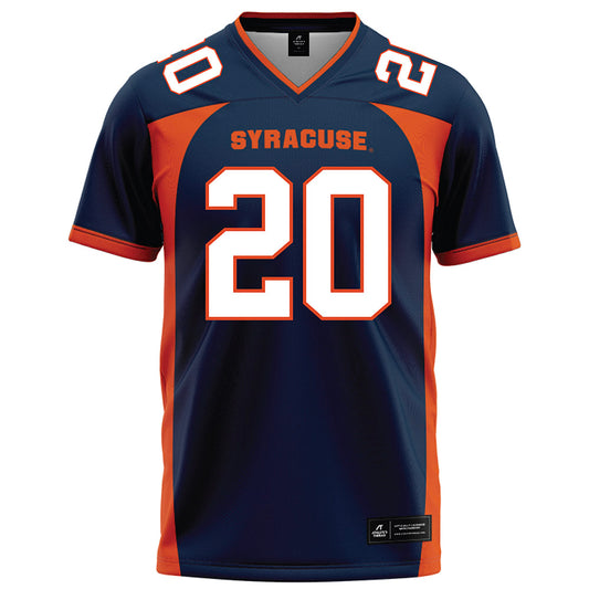Syracuse - NCAA Football : Rayshon Andrews - Blue Football Jersey-0