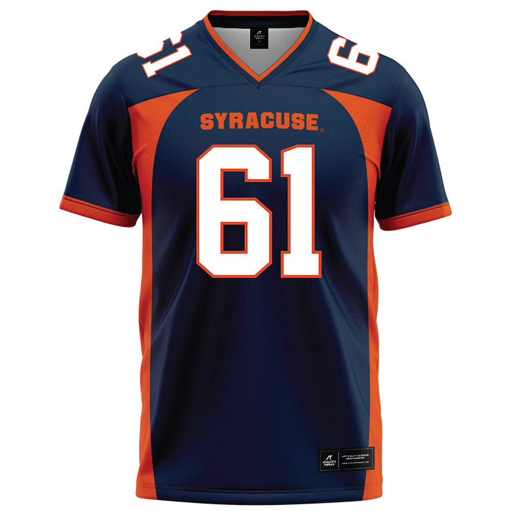 Syracuse - NCAA Football : Ethan Stangle - Blue Football Jersey