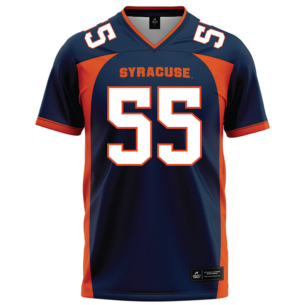 Syracuse - NCAA Football : Zach Rice - Blue Football Jersey-0