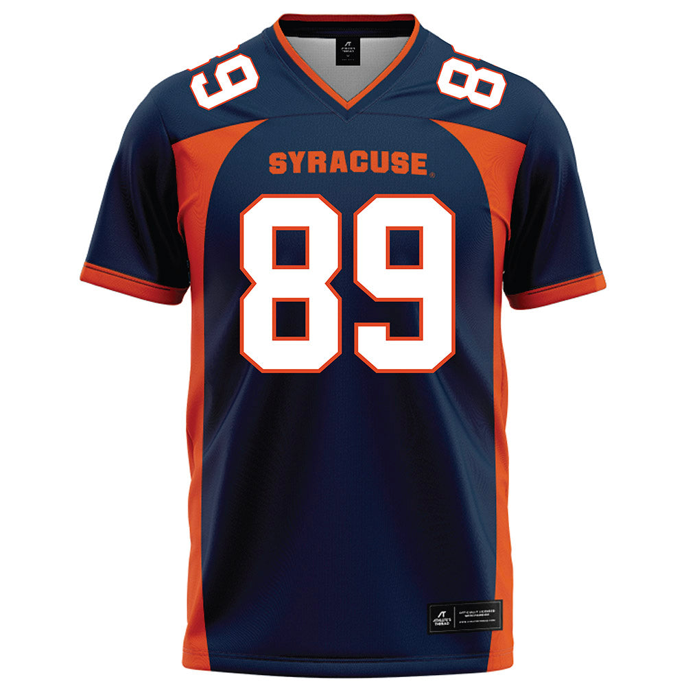 Syracuse - NCAA Football : Dan Villari - Blue Football Jersey