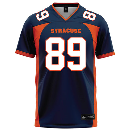 Syracuse - NCAA Football : Dan Villari - Blue Football Jersey