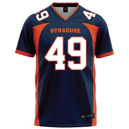 Syracuse - NCAA Football : Joshua Kubala - Blue Football Jersey