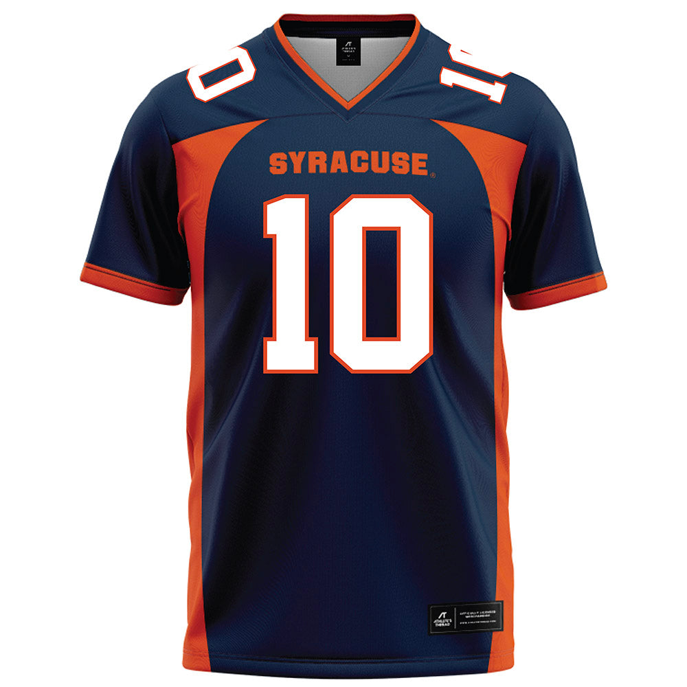 Syracuse - NCAA Football : Davien Kerr - Blue Football Jersey-0