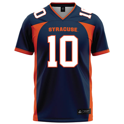 Syracuse - NCAA Football : Davien Kerr - Blue Football Jersey-0