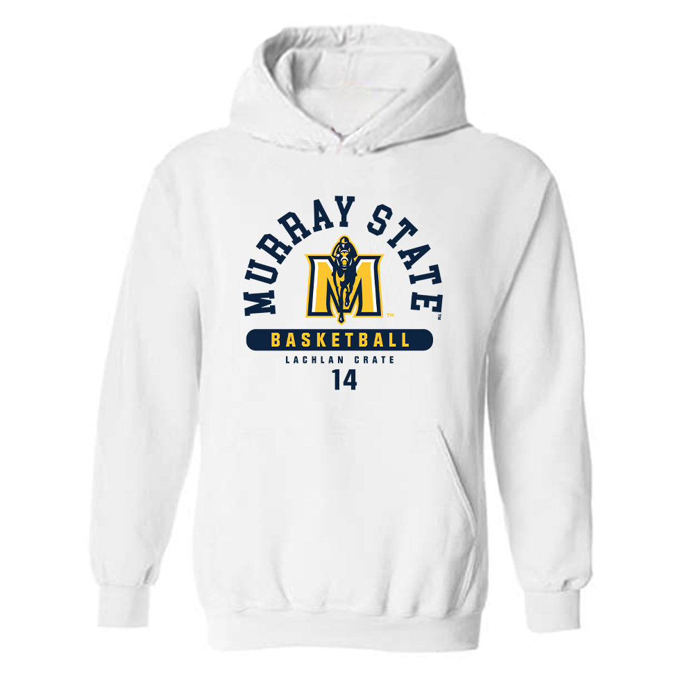 Murray State - NCAA Men's Basketball : Lachlan Crate - Classic Fashion Shersey Hooded Sweatshirt-0